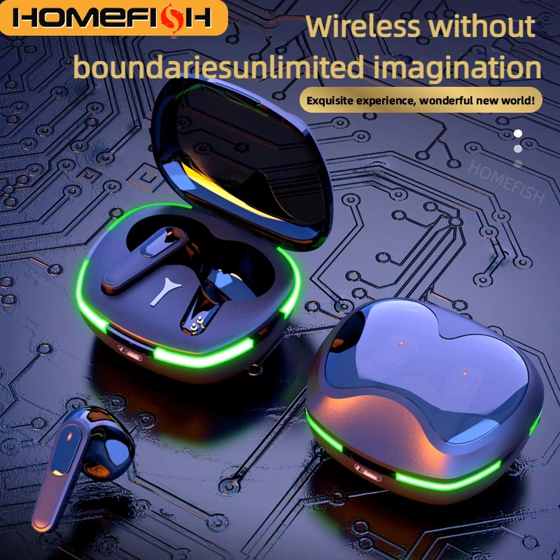 Esports Gaming Earbuds - HOMEFISH Pro60 Binaural Wireless TWS Wireless