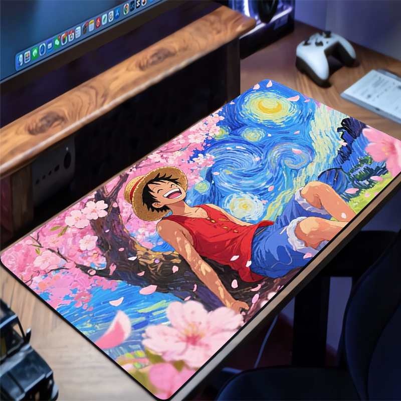 Mouse Gaming Esports - Mouse Pad One Piece Luffy Gaming