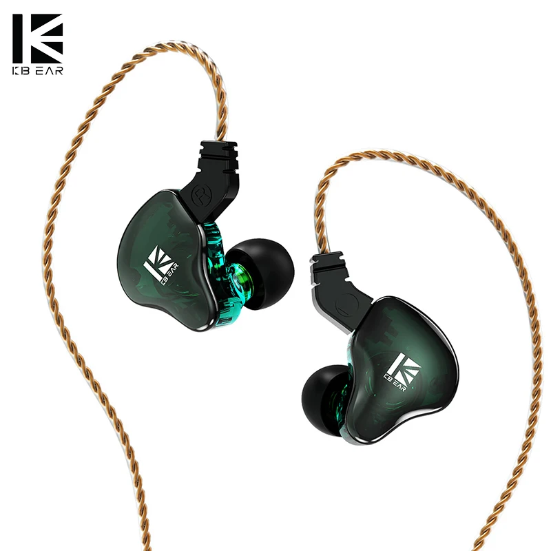 Esports Gaming Earbuds - KBEAR KS2 Hybrid DD+BA In Ear