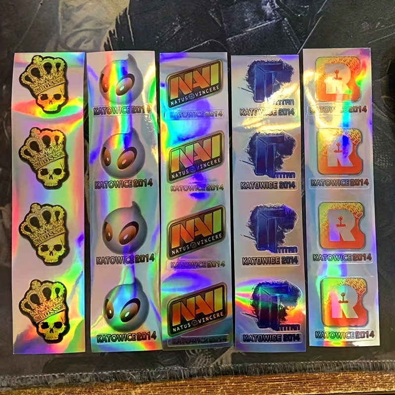 Holographic Gaming Sticker Set - Esports Gaming Logos のレビューと価格