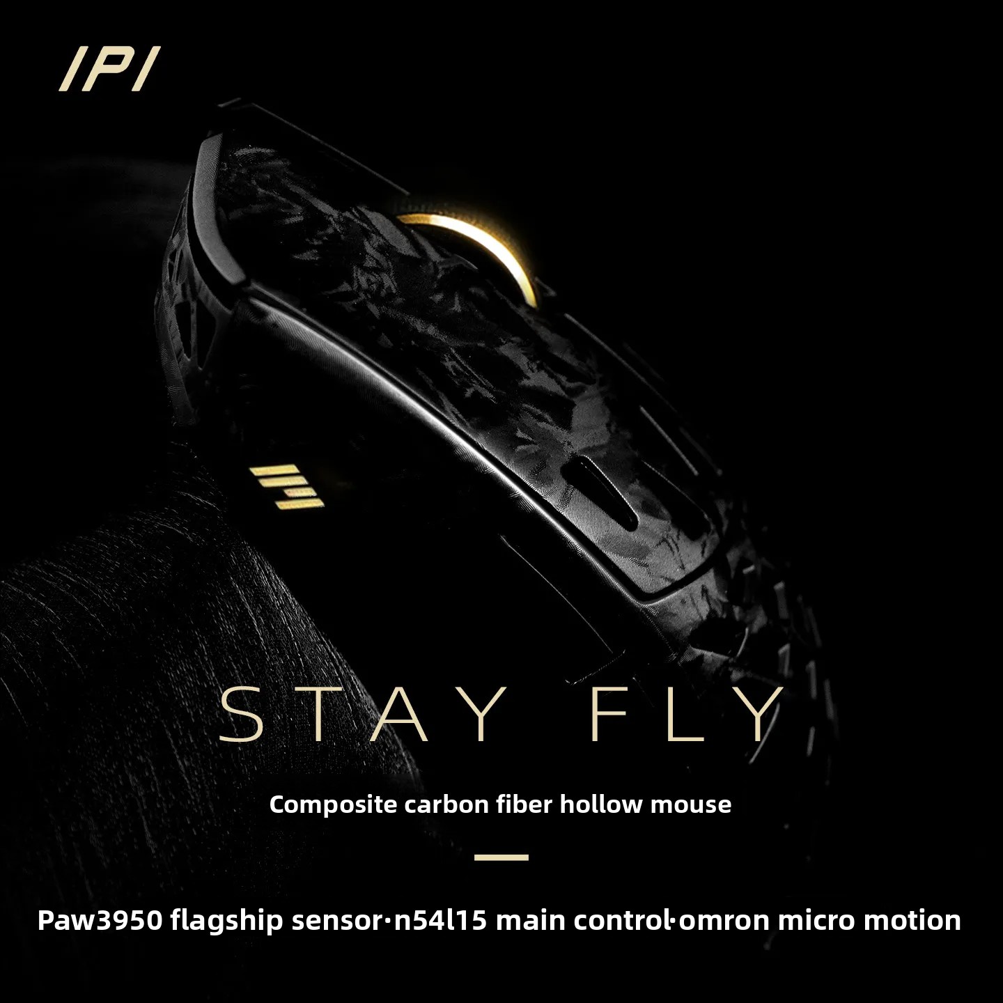 IPI STAY FLY Dual 8K PAW3950 M - Mouse Gaming Esports のレビューと価格