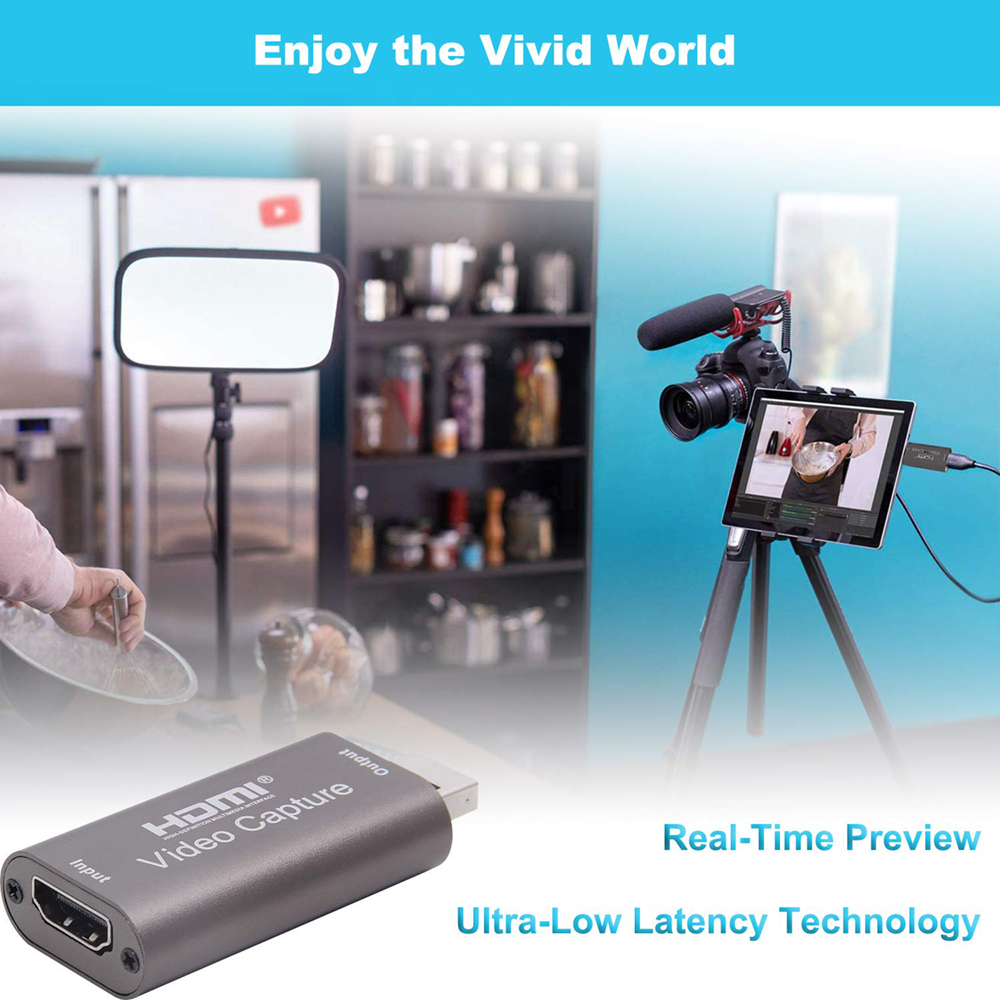 USB Audio Video Capture Card 4 - Esports Gaming Splitter のレビューと価格