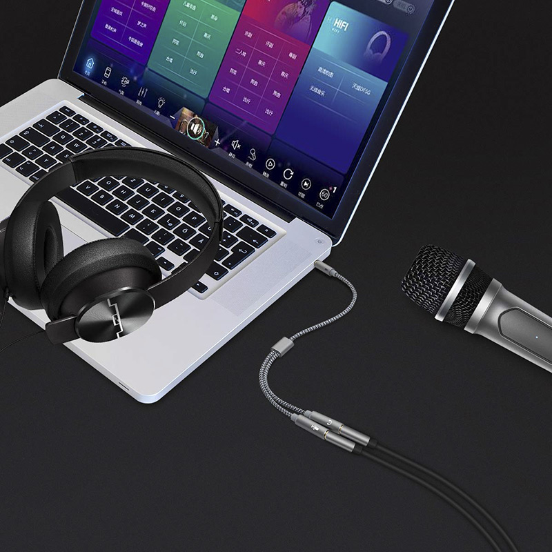 Headset Splitter 3.5mm Audio+M - Esports Gaming Splitter のレビューと価格