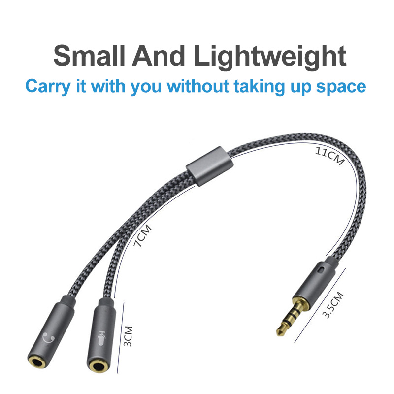 Headset Splitter 3.5mm Audio+M - Esports Gaming Splitter のレビューと価格