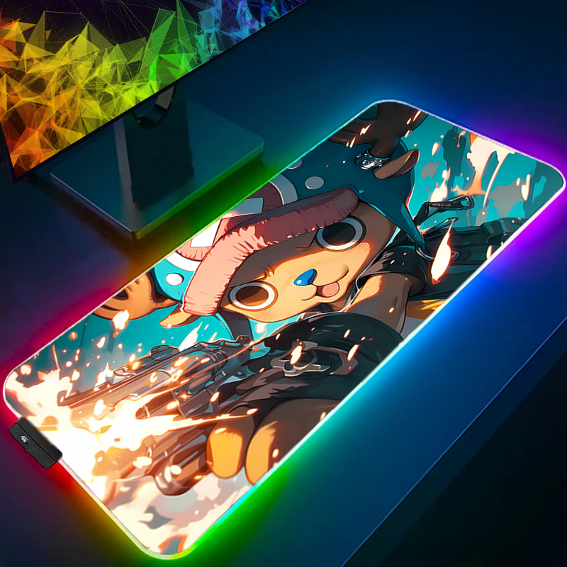 RGB Mouse Pad one piece Tony T - Mouse Gaming Esports のレビューと価格