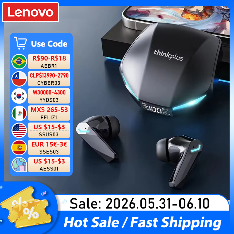 New Lenovo XT53 Wireless Upgra - Esports Gaming Earbuds のレビューと価格