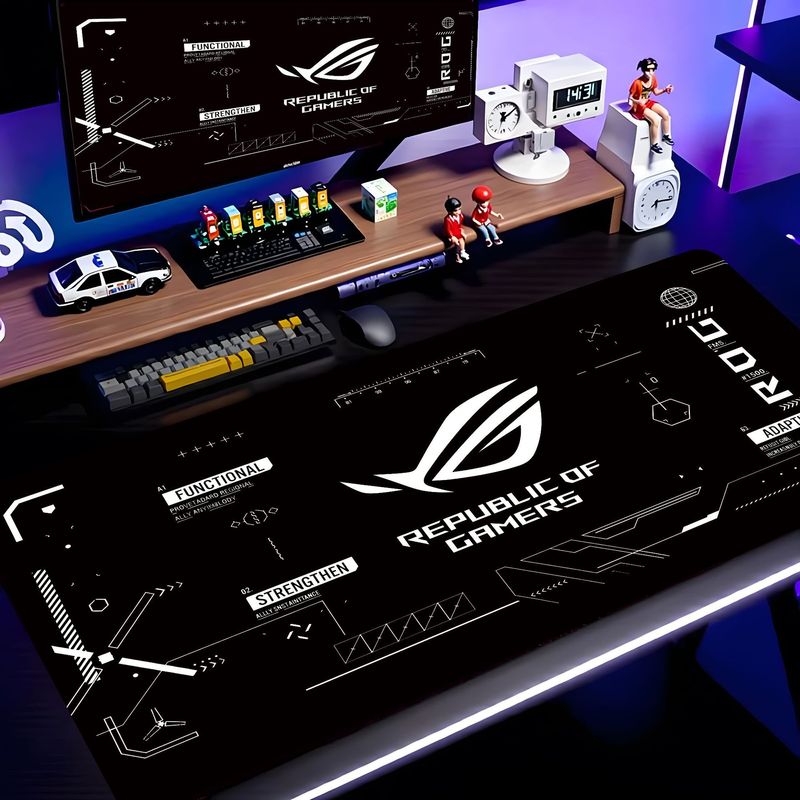 VIKAMA Black Pink ROG Tech Cir - Esports Gaming Logos のレビューと価格
