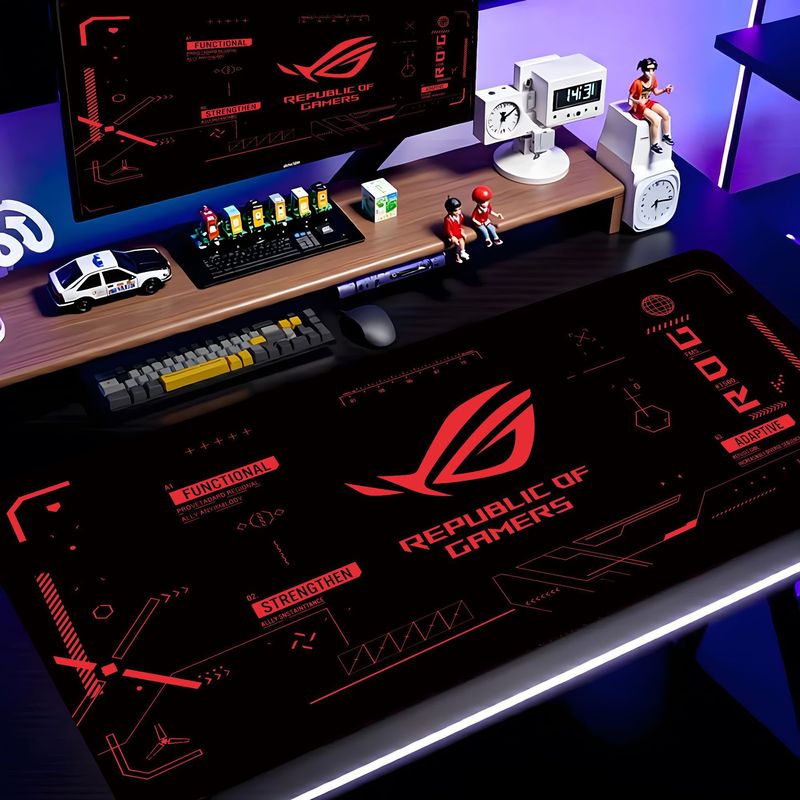 VIKAMA Black Pink ROG Tech Cir - Esports Gaming Logos のレビューと価格