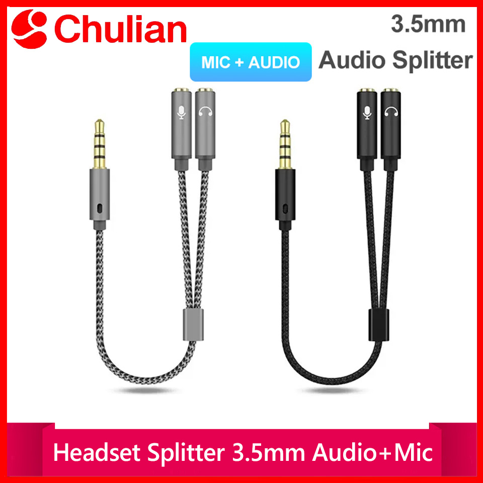 Headset Splitter 3.5mm Audio+M - Esports Gaming Splitter のレビューと価格