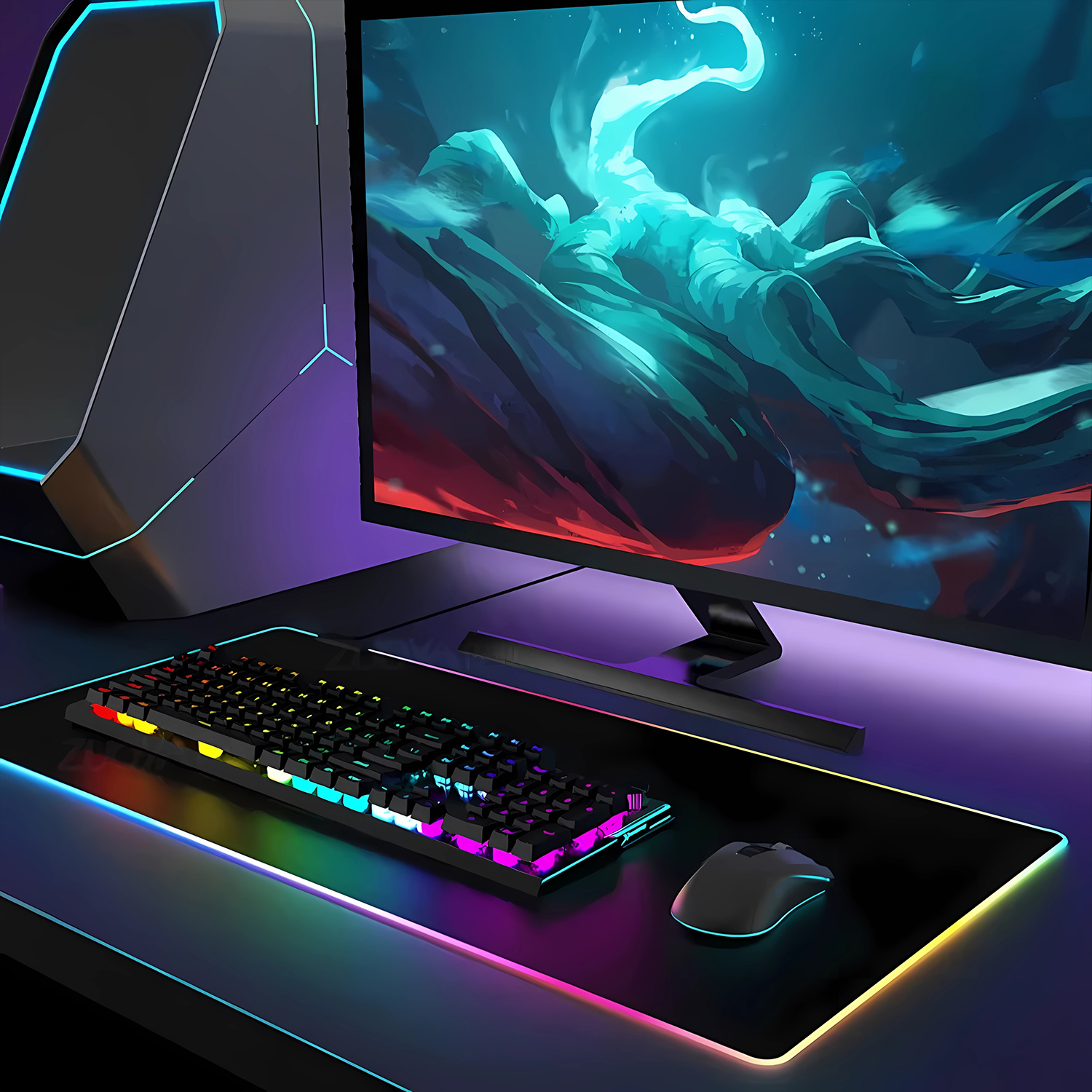 RGB HD Needy Girl Overdose Mou - Esports Gaming Companies のレビューと価格