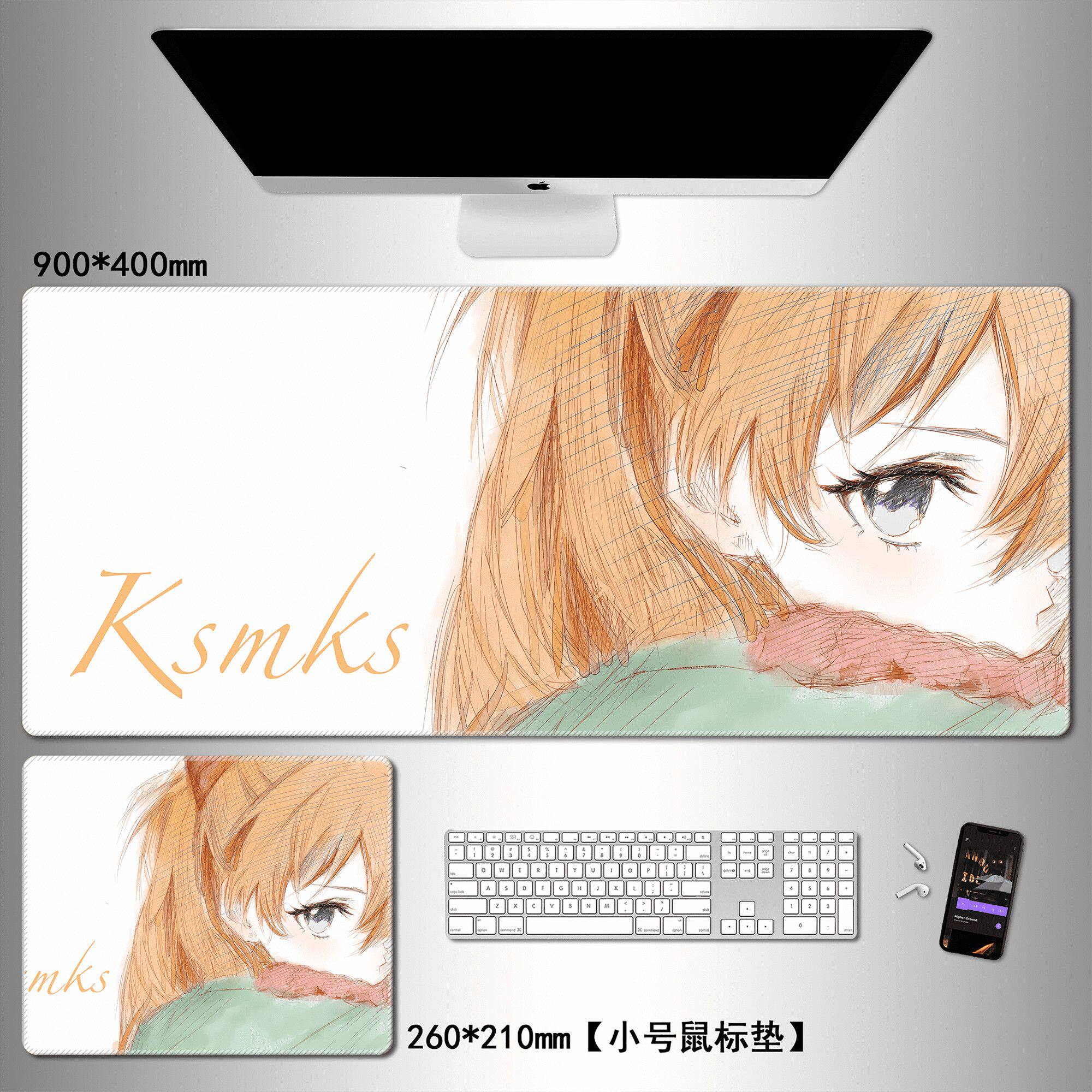 Anime Character Large Mouse Pa - Esports Gaming Mousepad のレビューと価格